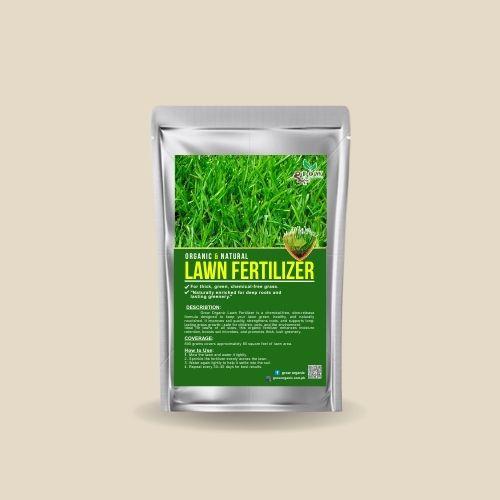 Lawn fertilizer burn causing yellow streaks in grass