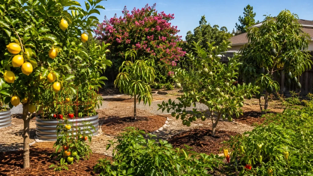 Zone 10 fruit trees including Meyer lemon mango and guava