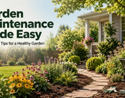 Garden maintenance made easy with tips for a healthy garden