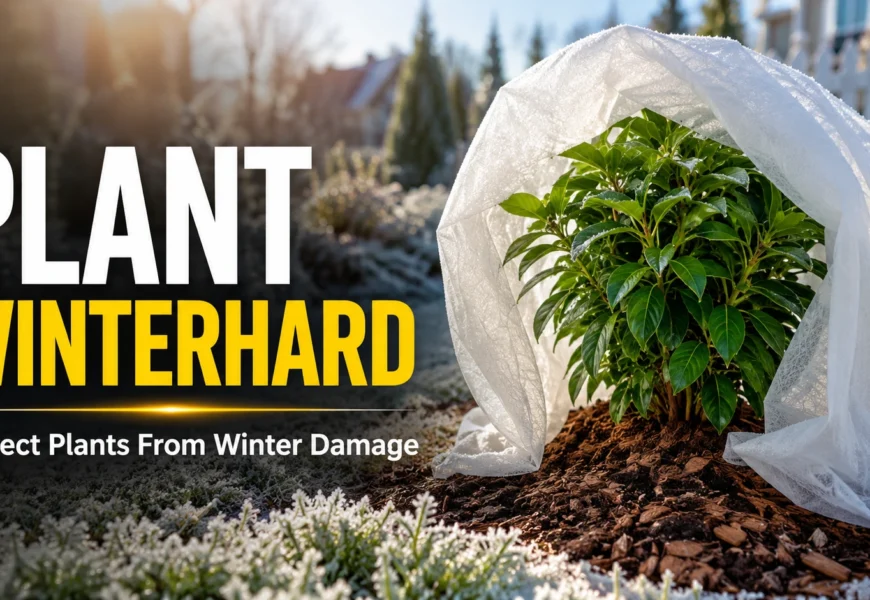 Plant Winterhard guide for protecting plants from winter damage